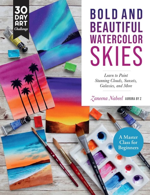 Cover image for book Bold and Beautiful Watercolor Skies