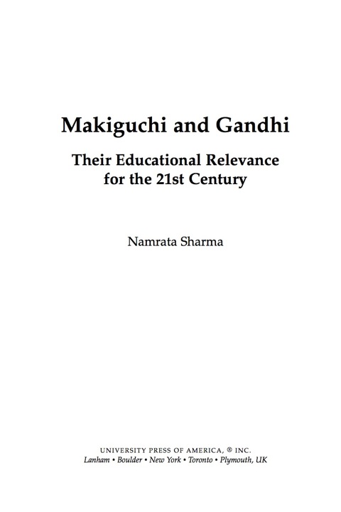 Cover image for book Makiguchi and Gandhi