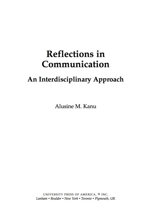 Cover image for book Reflections in Communication