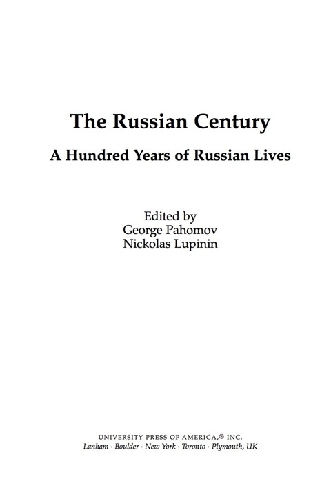 Cover image for book The Russian Century