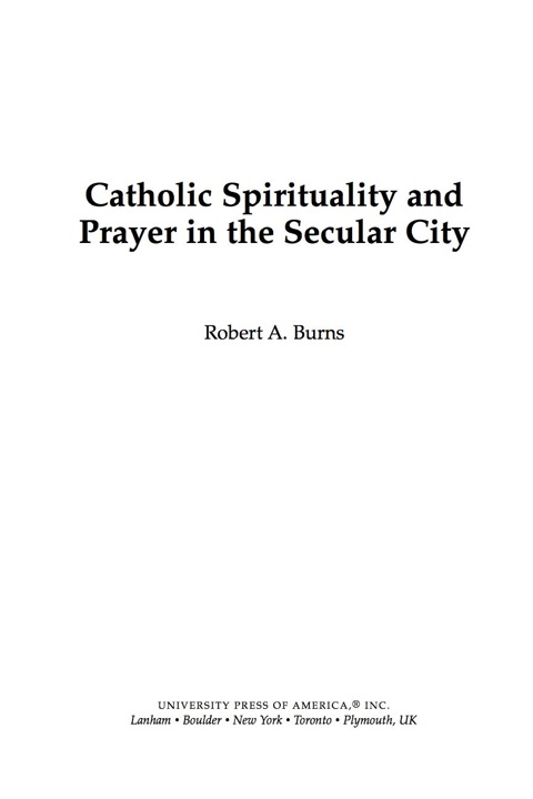 Cover image for book Catholic Spirituality and Prayer in the Secular City