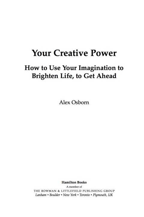 Cover image for book Your Creative Power