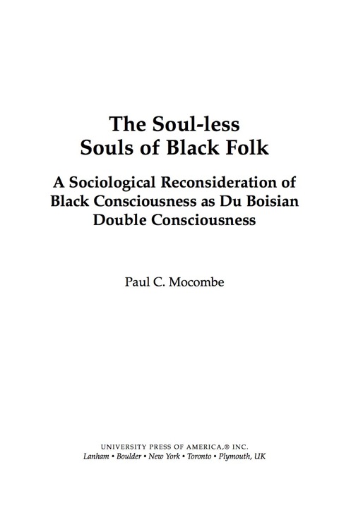 Cover image for book The Soul-less Souls of Black Folk