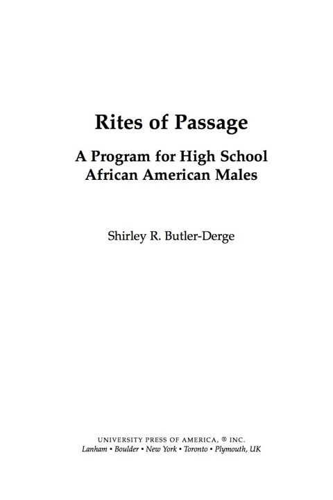 Cover image for book Rites of Passage