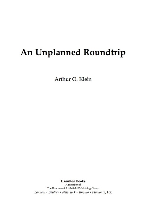 Cover image for book An Unplanned Roundtrip