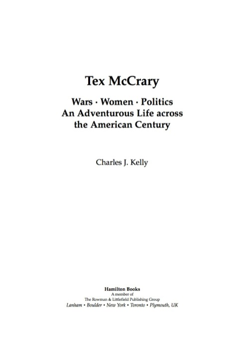 Cover image for book Tex McCrary