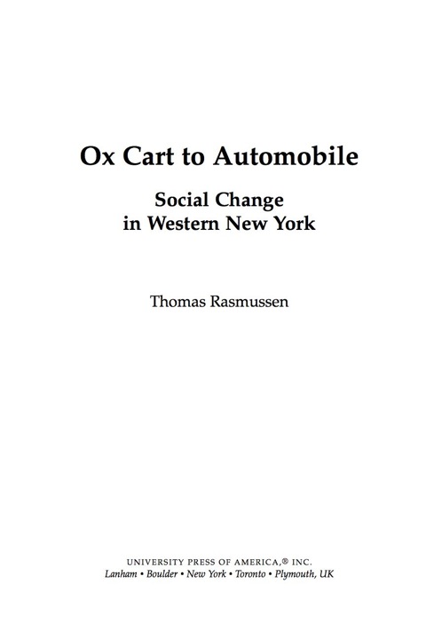Cover image for book Ox Cart to Automobile