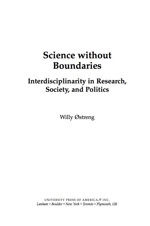 Cover image for book Science without Boundaries