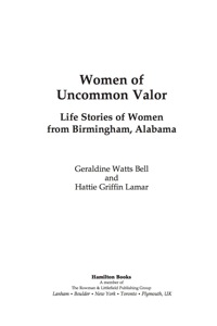 Cover image: Women of Uncommon Valor 9780761850281