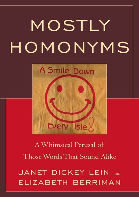 Cover image for book Mostly Homonyms