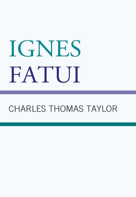 Cover image for book Ignes Fatui