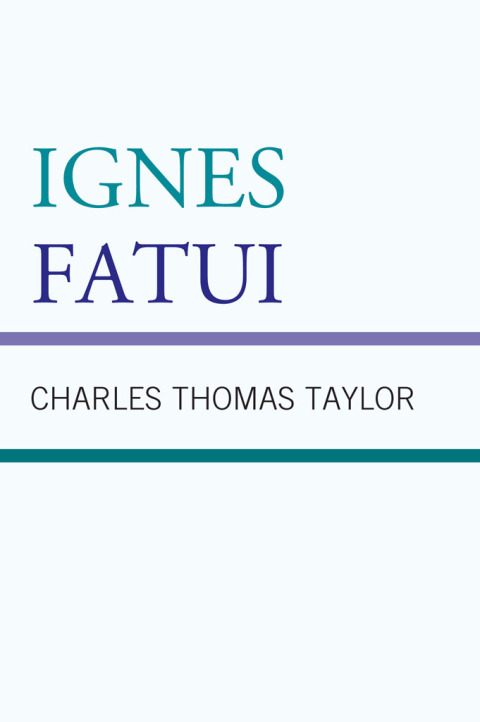 Cover image for book Ignes Fatui