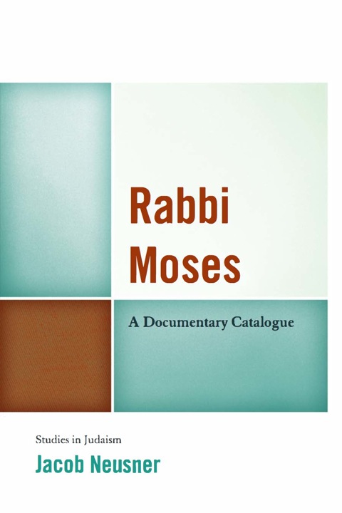 Cover image for book Rabbi Moses