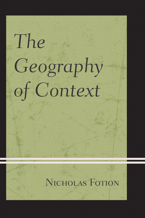 Cover image for book The Geography of Context