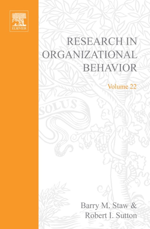 [1825 days] Research in Organizational Behavior