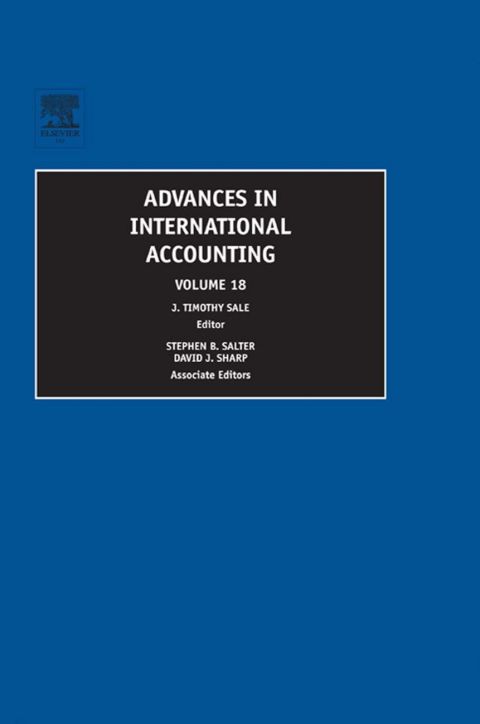 Cover image for book Advances in International Accounting