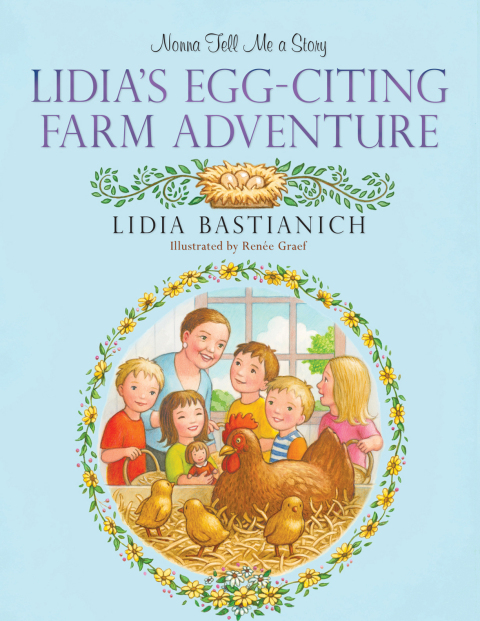 Cover image for book Nonna Tell Me a Story: Lidia's Egg-citing Farm Adventure