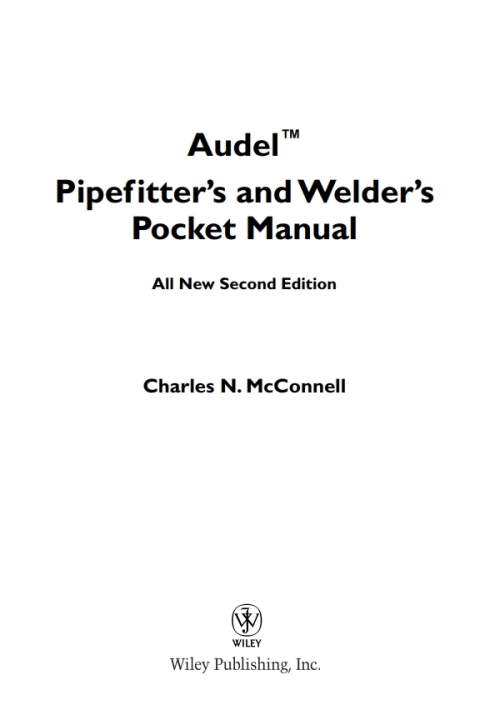 Cover image for book Audel Pipefitter's and Welder's Pocket Manual