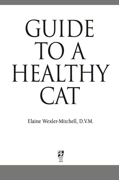 Cover image for book Guide to a Healthy Cat
