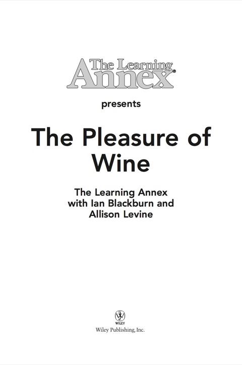 Cover image for book The Learning Annex Presents The Pleasure of Wine