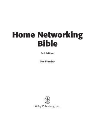 Home Networking Bible