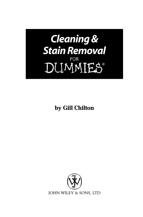Cover image for book Cleaning and Stain Removal for Dummies