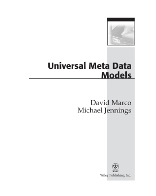 Universal Meta Data Models