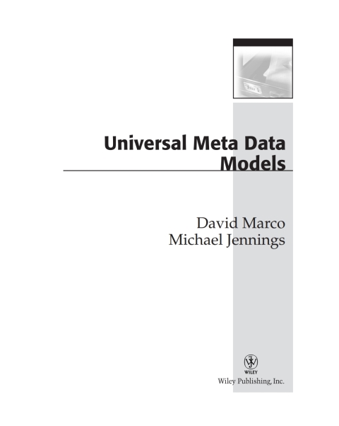 Cover image for book Universal Meta Data Models