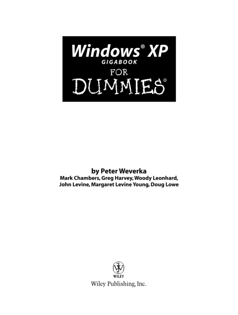 Cover image for book Windows&nbsp;XP Gigabook For Dummies