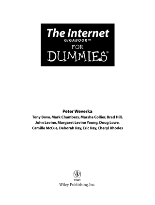The Internet GigaBook?For Dummies