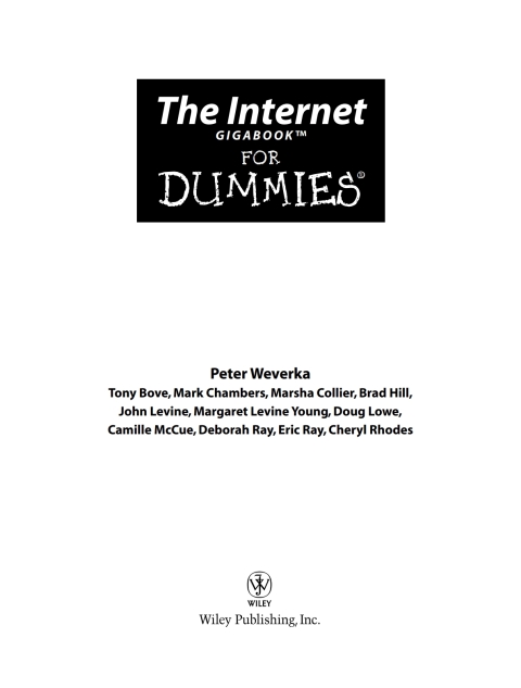 Cover image for book The Internet GigaBook?For Dummies