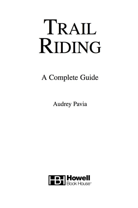 Cover image for book Trail Riding