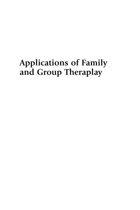 Cover image for book Applications of Family and Group Theraplay