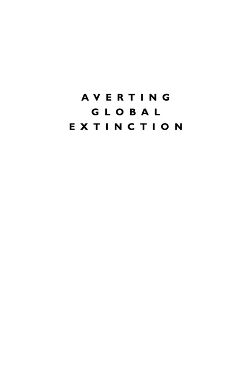 Cover image for book Averting Global Extinction