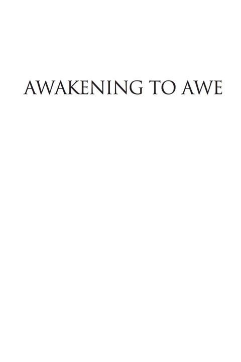 Cover image for book Awakening to Awe