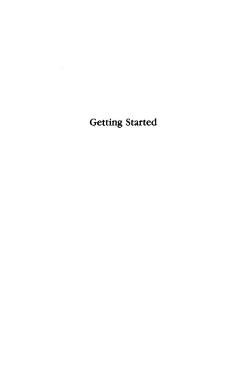 Cover image for book Getting Started