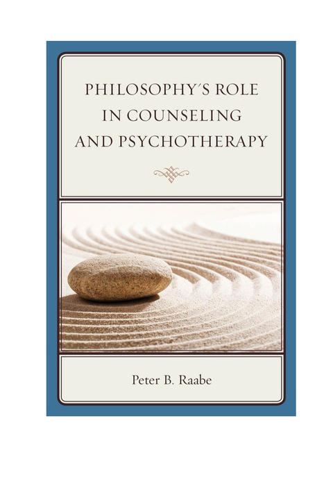 Cover image for book Philosophy's Role in Counseling and Psychotherapy
