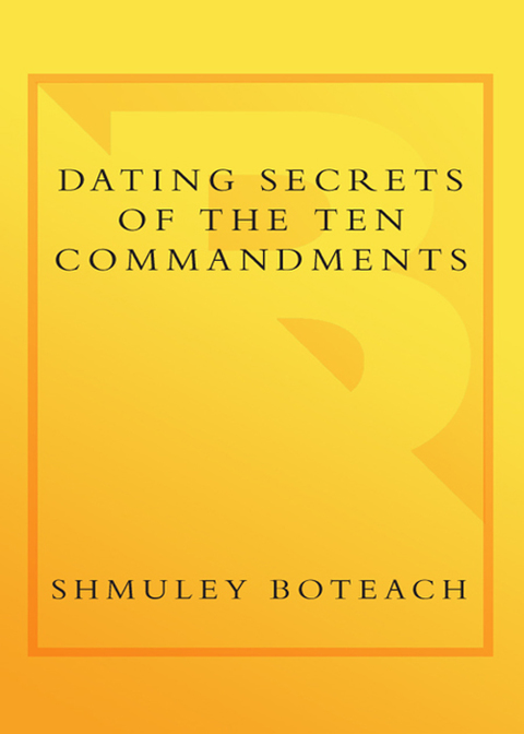 Cover image for book Dating Secrets of the Ten Commandments