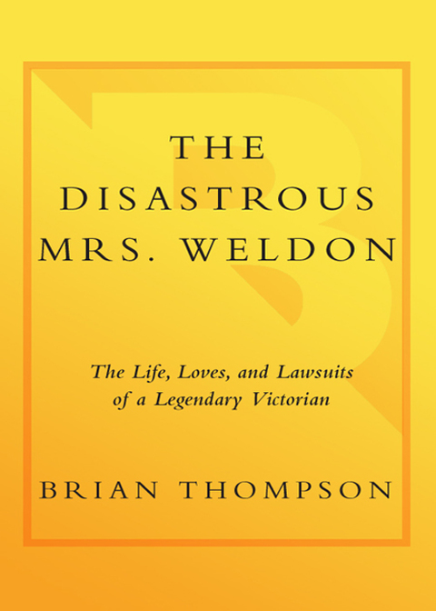 Cover image for book The Disastrous Mrs. Weldon