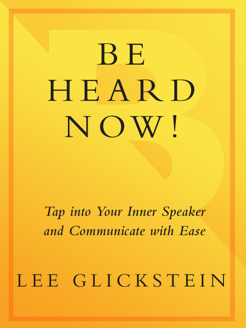 Cover image for book Be Heard Now!