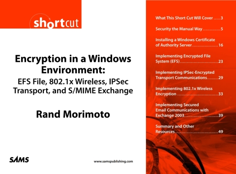 Cover image for book Encryption in a Windows Environment