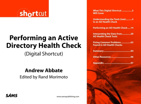 Cover image for book Performing an Active Directory Health Check (Digital Short Cut)