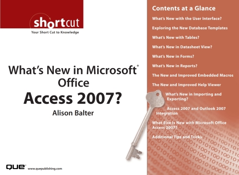 Cover image for book What's New in Microsoft Office Access 2007? (Digital Short Cut)