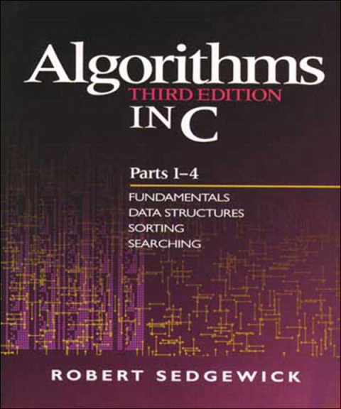 Cover image for book Algorithms in C, Parts 1-4