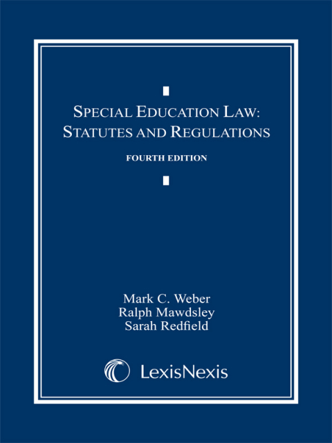 Cover image for book Special Education Law: Statutes and Regulations
