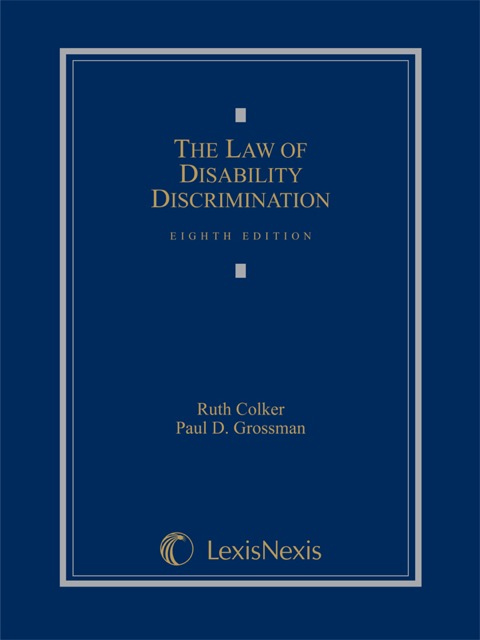 Cover image for book The Law of Disability Discrimination