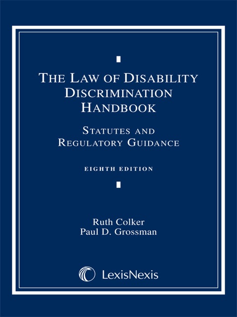 Cover image for book Law of Disability Discrimination Handbook: Statutes and Regulatory Guidance