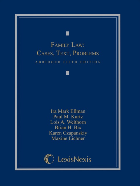 Cover image for book Family Law: Cases, Text, Problems