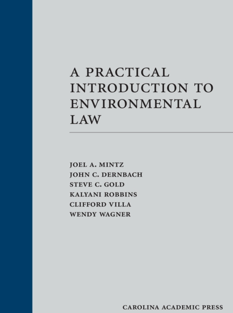 Cover image for book A Practical Introduction to Environmental Law