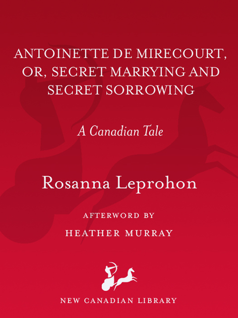 Cover image for book Antoinette De Mirecourt